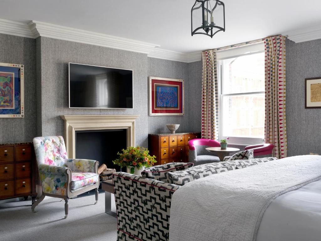 Charlotte Street Hotel, Firmdale Hotels room